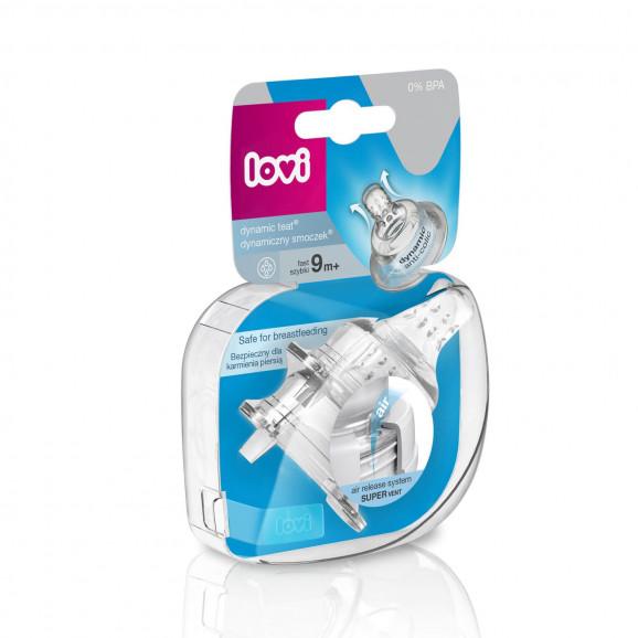 LOVI smoczek, dynamiczny 9m+ (2 szt.) LOVI smoczek, dynamiczny 9m+ (2 szt.) - zdjęcie produktu