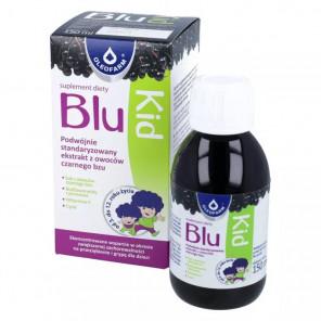 Blu Kid – syrop/płyn doustny ze składnikami wspierającymi odporność dla dzieci (150 ml) - zdjęcie produktu