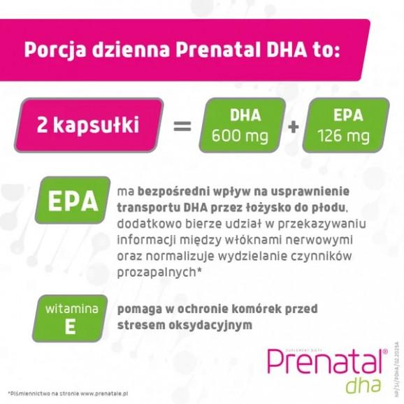 Prenatal DHA EPA ciąża karmienie OMEGA 3 30 kapsułek - zdjęcie produktu