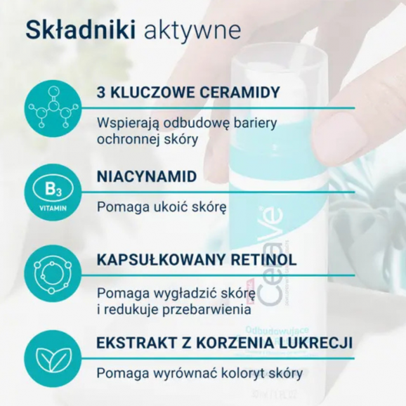 CeraVe Odbudowujące Serum z Retinolem, 30 ml - zdjęcie produktu