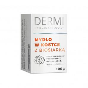 Dermi By Dermatologist Mydło w kostce z biosiarką (100 g) - zdjęcie produktu