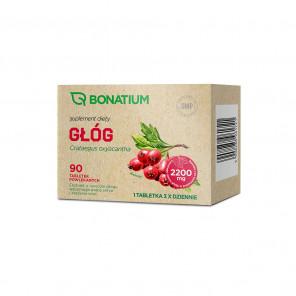 Bonatium Głóg 90 tabletek powlekanych – suplement diety (90 tabletek) - zdjęcie produktu