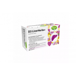D3 LiverHerbs+ – suplement diety (60 tabletek) - zdjęcie produktu
