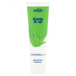 Anida krem do rąk glicerynowo-aloesowy z witaminą A+E (100 ml) - zdjęcie produktu