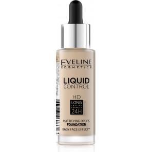 Eveline Liquid Control HD Long Lasting Podkład do twarzy nr 015 Light Vanilla (32 ml) - zdjęcie produktu
