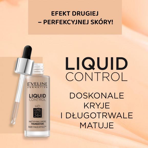 Eveline Liquid Control HD Long Lasting Podkład do twarzy nr 015 Light Vanilla (32 ml) - zdjęcie produktu