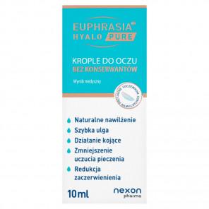 Euphrasia Hyalo Pure, krople do oczu – wyrób medyczny (10 ml) - zdjęcie produktu
