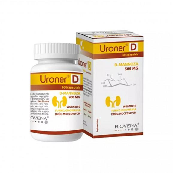 Uroner D – suplement diety, 60 kapsułek Uroner D – suplement diety, 60 kapsułek - zdjęcie produktu