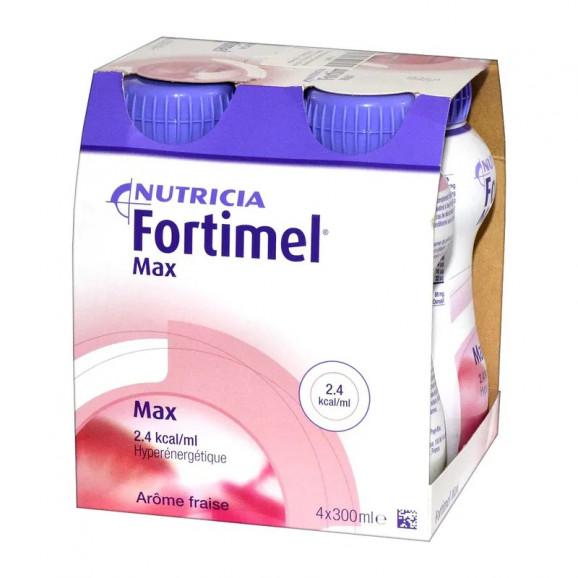 Fortimel Max o smaku truskawkowym – dietetyczny środek spożywczy specjalnego przeznaczenia medycznego (4 x 300 ml) Fortimel Max o smaku truskawkowym – dietetyczny środek spożywczy specjalnego przeznaczenia medycznego (4 x 300 ml) - zdjęcie produktu