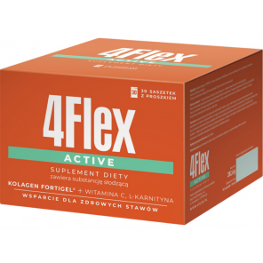 [31.07.2026] 4Flex Active – suplement diety na stawy (30 saszetek) - zdjęcie produktu
