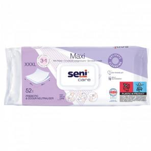 Seni Care Maxi 3w1 – duże chusteczki nawilżane XXXL (52 szt.) - zdjęcie produktu
