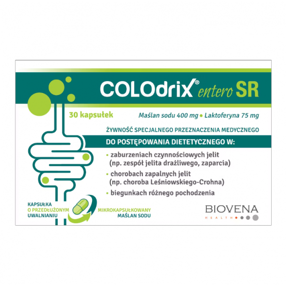 Colodrix Entero SR – suplement diety (30 kapsułek) Colodrix Entero SR – suplement diety (30 kapsułek) - zdjęcie produktu