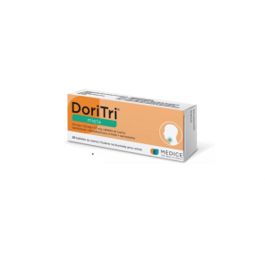 DoriTri mięta 0,5 mg + 1 mg + 1,5 mg – tabletki do ssania (20 tabl.) - zdjęcie produktu