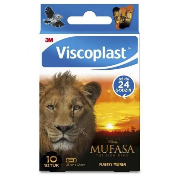 Viscoplast Plastry Mufasa Król Lew, 72 mm x 25 mm, 10 sztuk – wyrób medyczny Viscoplast Plastry Mufasa Król Lew, 72 mm x 25 mm, 10 sztuk – wyrób medyczny - zdjęcie produktu