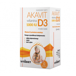 Akavit Witamina D3 1000 IU, krople (29,4 ml) - zdjęcie produktu