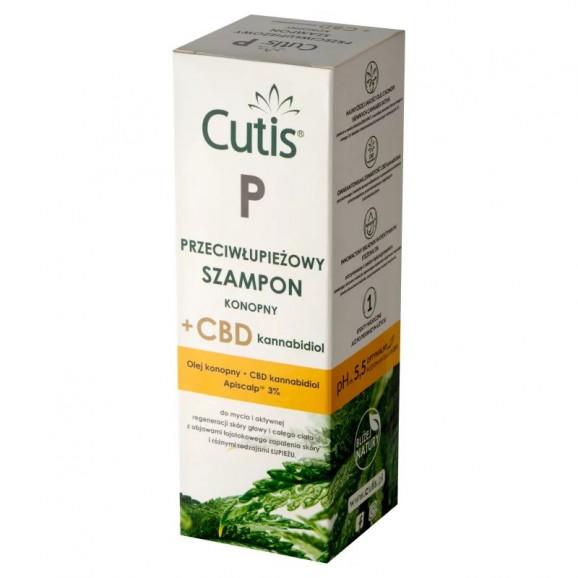 Cutis P szampon przeciwłupieżowy konopny + CBD (150 ml) - zdjęcie produktu