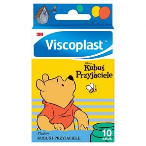 Viscoplast Kubuś i Przyjaciele – dekorowane plastry dla dzieci (72 mm x 25 mm, 10 szt.) - zdjęcie produktu