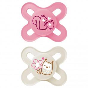MAM Smoczek Original Start 0-2 miesiące Planet Love Girl (2 szt.) - zdjęcie produktu