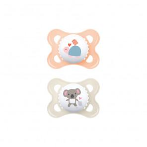 MAM Original Better Together Girl 2-6 m – smoczek uspokajający (2 szt.) - zdjęcie produktu