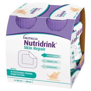 [04.08.2026] Nutridrink Skin Repair o smaku waniliowym – żywność specjalnego przeznaczenia medycznego (4 x 200 ml) - zdjęcie produktu