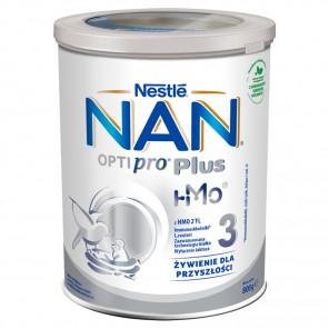 NAN OptiPro Plus 3 HM-O – mleko modyfikowane dla dzieci po 1. roku życia (800 g) - zdjęcie produktu