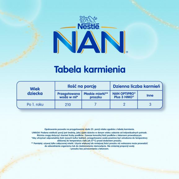 NAN OptiPro Plus 3 HM-O – mleko modyfikowane dla dzieci po 1. roku życia (800 g) - zdjęcie produktu