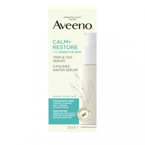 Aveeno Calm + Restore Serum z kompleksem z potrójnym owsem (30 ml) - zdjęcie produktu