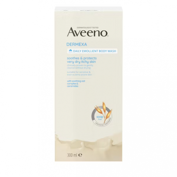 Aveeno Dermexa emolientowy żel do mycia ciała (300 ml) - zdjęcie produktu