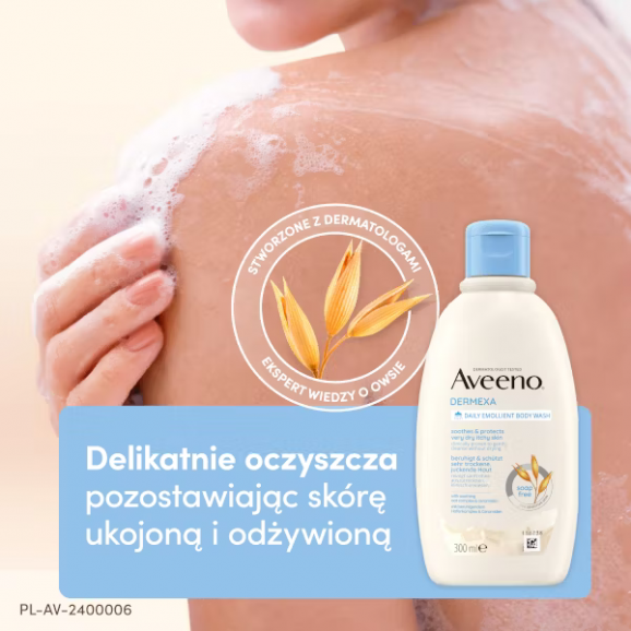 Aveeno Dermexa emolientowy żel do mycia ciała (300 ml) - zdjęcie produktu