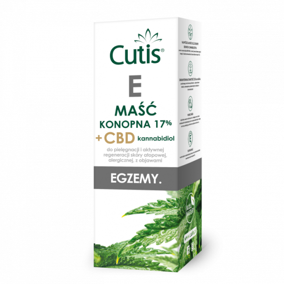 Cutis E Egzema, maść konopna 17% + CBD, 120 ml - zdjęcie produktu