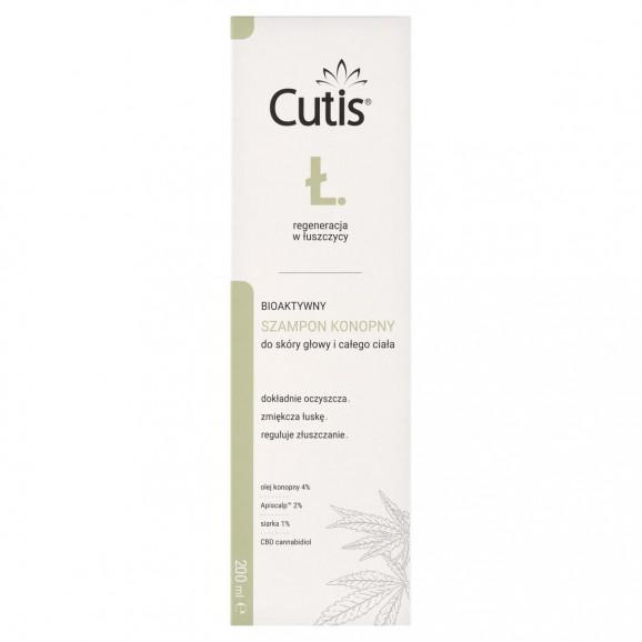 Cutis Ł bioaktywny szampon konopny + CBD, 200 ml - zdjęcie produktu