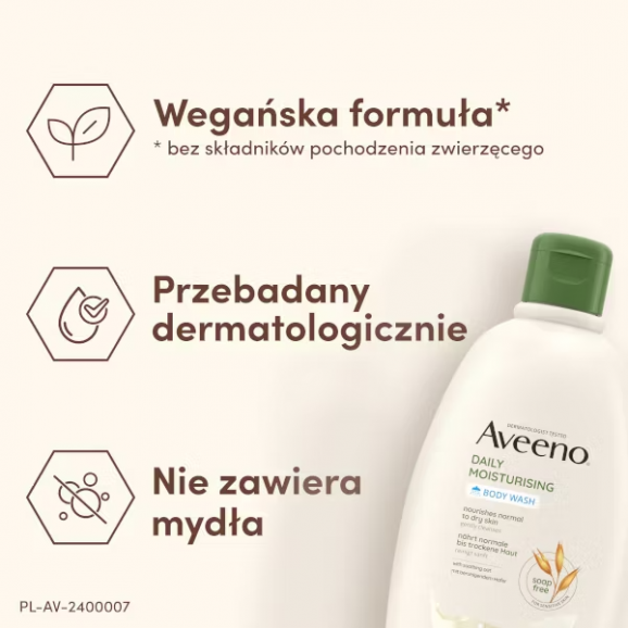 Aveeno Daily Moisturising nawilżający żel do mycia ciała (500 ml) - zdjęcie produktu