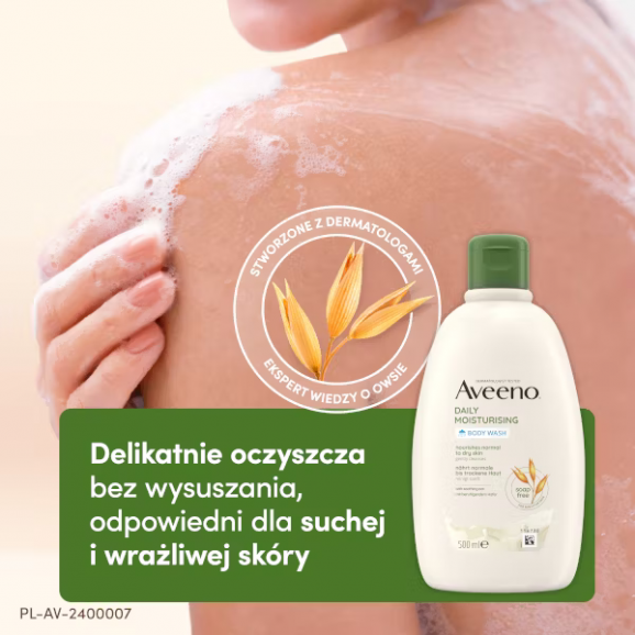 Aveeno Daily Moisturising nawilżający żel do mycia ciała (500 ml) - zdjęcie produktu