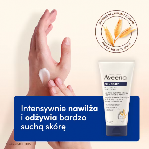 Aveeno Skin Relief Nawilżający krem do rąk (75 ml) - zdjęcie produktu