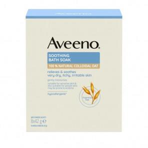 Aveeno Dermexa kojący puder do kąpieli (8x42 g) - zdjęcie produktu