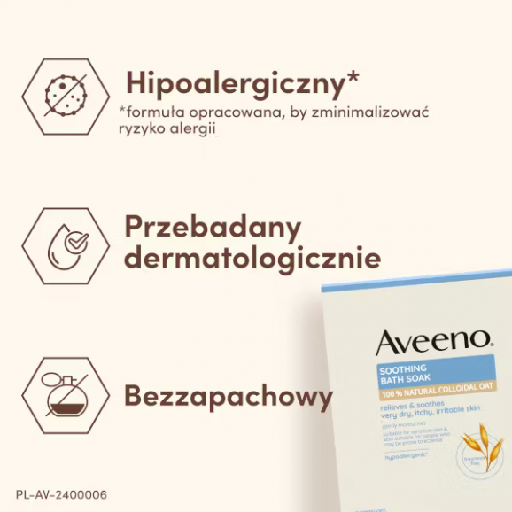 Aveeno Dermexa kojący puder do kąpieli (8x42 g) - zdjęcie produktu