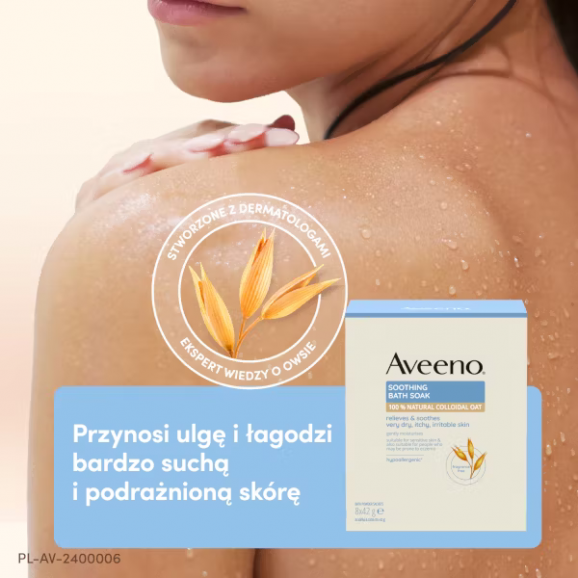 Aveeno Dermexa kojący puder do kąpieli (8x42 g) - zdjęcie produktu