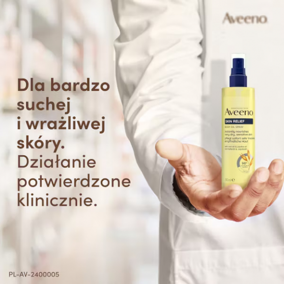 Aveeno Skin Relief olejek do ciała w sprayu (200 ml) - zdjęcie produktu