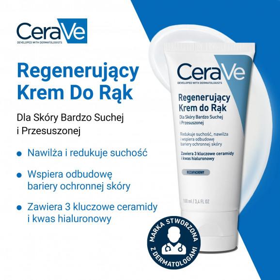 CeraVe Regenerujący krem do rąk, skóra bardzo sucha 100 ml - zdjęcie produktu