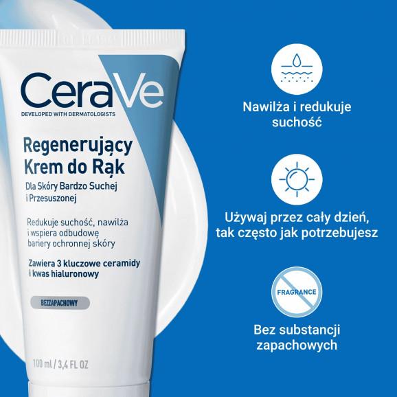 CeraVe Regenerujący krem do rąk, skóra bardzo sucha 100 ml - zdjęcie produktu