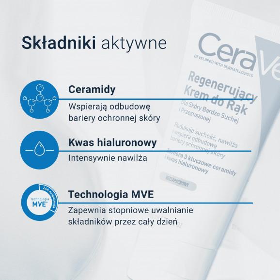 CeraVe Regenerujący krem do rąk, skóra bardzo sucha 100 ml - zdjęcie produktu