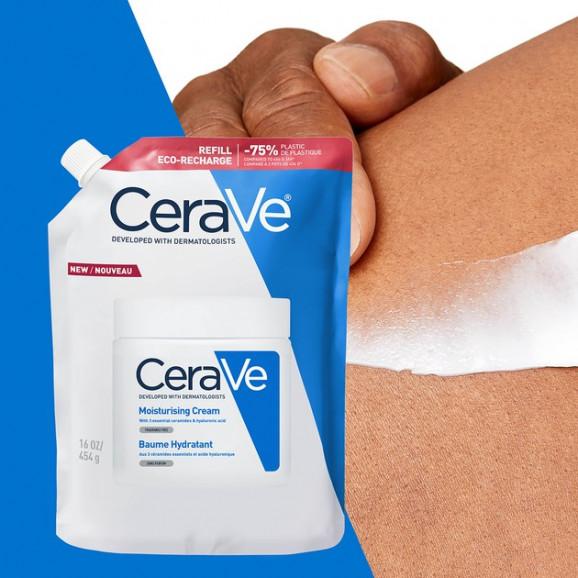 CeraVe Nawilżający balsam do twarzy i ciała, skóra sucha i atopowa, zapas 454 g - zdjęcie produktu
