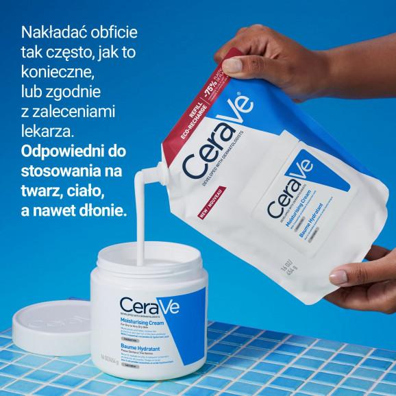 CeraVe Nawilżający balsam do twarzy i ciała, skóra sucha i atopowa, zapas 454 g - zdjęcie produktu