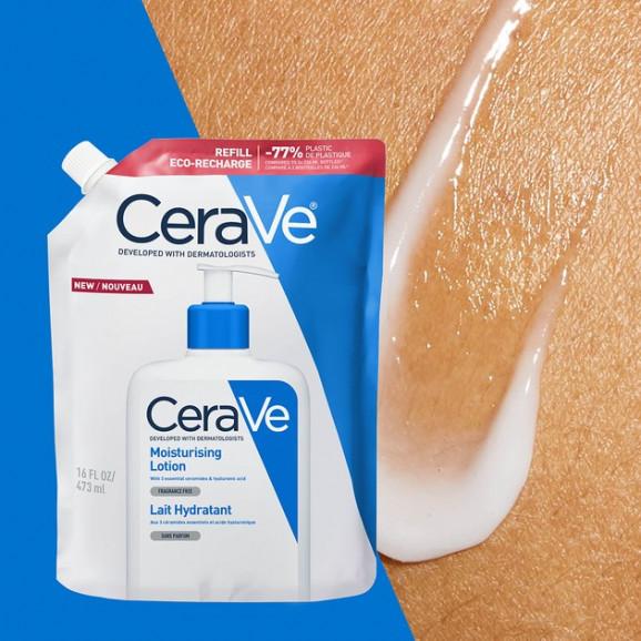 CeraVe Nawilżająca emulsja do mycia twarzy i ciała, skóra sucha i atopowa, zapas 473 ml CeraVe Nawilżająca emulsja do mycia twarzy i ciała, skóra sucha i atopowa, zapas 473 ml - zdjęcie produktu