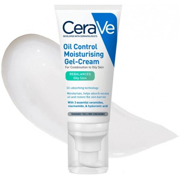 CeraVe Oil Control Nawilżający Żel-Krem dla skóry mieszanej i tłustej 52 ml - zdjęcie produktu