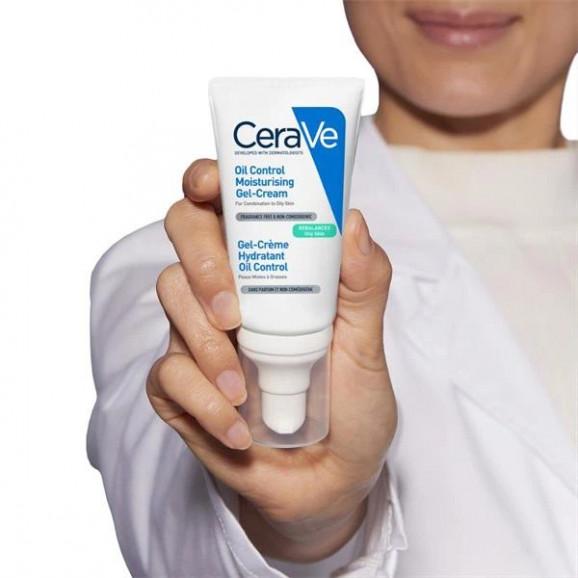 CeraVe Oil Control Nawilżający Żel-Krem dla skóry mieszanej i tłustej 52 ml - zdjęcie produktu