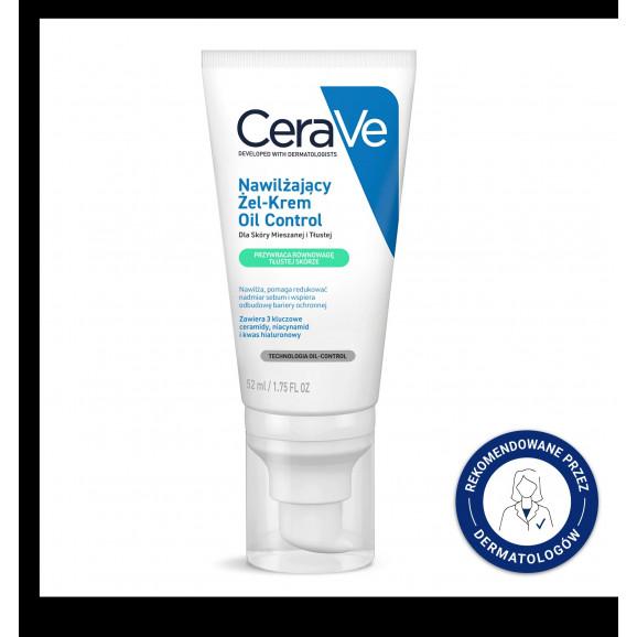 CeraVe Oil Control Nawilżający Żel-Krem dla skóry mieszanej i tłustej 52 ml - zdjęcie produktu