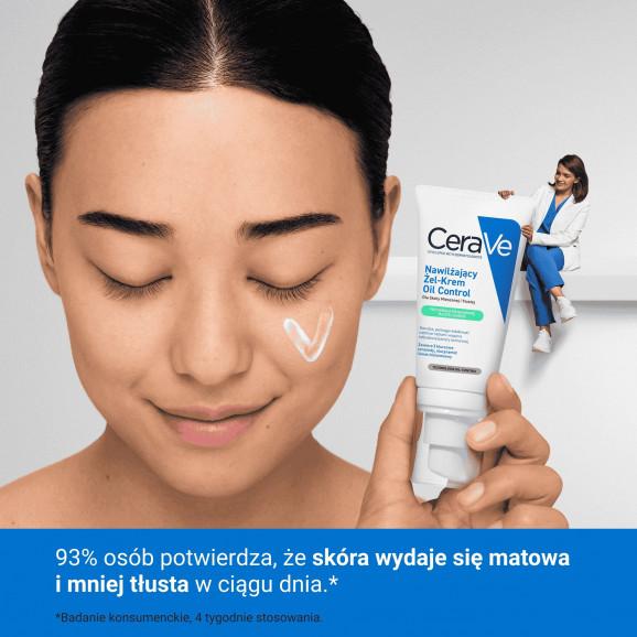 CeraVe Oil Control Nawilżający Żel-Krem dla skóry mieszanej i tłustej 52 ml - zdjęcie produktu