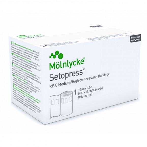 Setopress, bandaż do kompresjoterapii, 10 cm x 3,5 m, 1 sztuka Setopress, bandaż do kompresjoterapii, 10 cm x 3,5 m, 1 sztuka - zdjęcie produktu