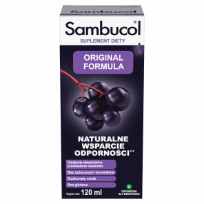 Sambucol Original Formula dla dzieci powyżej 12 roku i dorosłych, 120 ml - zdjęcie produktu